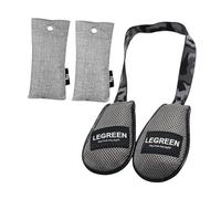 APLVFFZH 2 Piezas Desodorantes para Guantes de Boxeo Bolsa Neutralizadora de Humedad Absorbente de Sudor Eliminador de Olores Material con Carbón Activado, Gris, 50g Insípido
