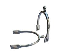 APLVFFZH 2 Piezas Espuelas Ecuestres Espuelas para Mujeres Niños Espuelas para Botas Accesorios Ecuestres Material Resistente Diseño Ligero Adecuado para Entre, S