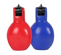 APLVFFZH 2 Piezas Silbato Manual Silbato Entrenador Perros Silbato Soplador Mano Silbato Compacto Material Ligero Adecuado para Entrenamiento Animales, Rojo y Azul