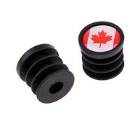 APLVFFZH 2 Piezas Tapones de Manillar para Bicicleta Tapones de Barra Tapas de Empuje Tapones para en Material Plástico Suave Y Mate Adecuados para Paseos, Canadá