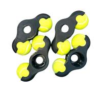 APLVFFZH 4 Piezas Adaptadores para Bicicleta Indoor Placas Móviles para Ciclismo Almohadillas de Equilibrio Resistentes Soporte Portátil Adecuados para Rutinas, con Ocho Bolas