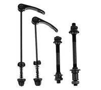 APLVFFZH 4 Piezas Eje Rápido de Bicicleta Palanca y Eje Hueco de Hierro Juego Completo para Cambio Rápido en Bicicleta Adecuado para Ciclismo Reparación y Uso