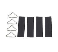 APLVFFZH 4 Piezas Hebilla Triangular Anillo V Gancho Fijador de Acero Galvanizado para Reparación de Conectores de Accesorios Adecuado, con Correas