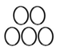 APLVFFZH 5 Piezas Junta Inferior de Bicicleta Arandela de Soporte Inferior Espaciador de Diseño Fácil Instalación Aleación de Aluminio Adecuado para Tall, 30MM T2MM