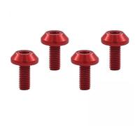 APLVFFZH 6x4 Uds. Perno de Jaula para Botella de Agua de Bicicleta, Accesorios para Bicicleta, Soporte de Tornillo para Estante de Bicicleta, Tornillo para, 6 Piezas