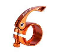 APLVFFZH Abrazadera de de Sillín para Bicicleta con Textura Antideslizante Ajuste con Tornillo Largo Y Aleación Anodizada Adecuada para Bicicletas BMX Cic, Naranja