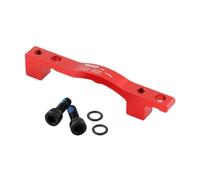APLVFFZH Adaptador de Freno de Disco para Bicicleta de Montaña con Estructura de Aluminio Soporte de Caliper Y Convertidor para Uso Prolongado Adecua, Rojo