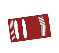 APLVFFZH Alfombrilla para Bateo de Béisbol con Base Antideslizante Diseño Portátil Y Guía Visual para El Bateo Favorece El Aprendizaje de Swing Adecuada para E, Style C