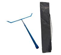 APLVFFZH Badminton Colector Recogedor de Pelotas Máquina Barredora Recogepelotas Herramienta Portátil Elimina La Necesidad de Agacharse Material Ergonómico Ade, Azul
