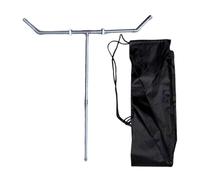 APLVFFZH Badminton Colector Recogedor de Pelotas Máquina Barredora Recogepelotas Herramienta Portátil Elimina La Necesidad de Agacharse Material Ergonómico Ade, Gris