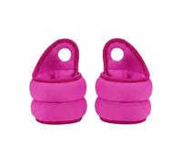 APLVFFZH Banda de Entrenamiento para Niños Tipo Muñequera Relleno de Goma Ligera y Diseño Ergonómico con Soporte de Adecuada para Clases de Educación Física y, Rosa Fucsia, 1KG 0.5KG Cada Uno
