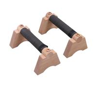 APLVFFZH Barras paralelas de Madera para Ejercicios de Flexiones, Set de 2 Piezas, Khaki L