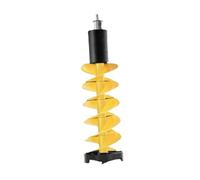 APLVFFZH Barrena para Hielo Taladro de Pesca Manual Herramienta de Aleación de Aluminio Nylon Duradera Fácil Perforación Adecuado para Pesca en, 75 Cm Amarillo