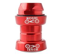 APLVFFZH Bike Threaded Headset Completo con Cuenco Rodamientos Y Conector de Potencia en Aluminio Apto para Bicicletas de Carretera Plegables, Rojo