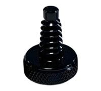 APLVFFZH Billiard Cue Bottom Cover Tapón Protector de Culata de Taco de Billar en Aluminio Accesorio para Cubierta Portátil para Tacos Americano Adecua, Negro