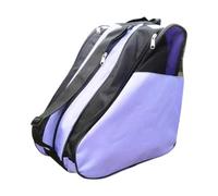 APLVFFZH Bolsa para Patines de Ruedas Portador de Patines Almacenamiento de Zapatos Y Rodilleras Diseño Transpirable de Gran Capacidad Tela Oxford Resistente C, PÚrpura