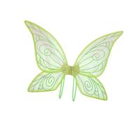 APLVFFZH Butterfly Wing de Mariposa Accesorio Disfraz Hada Ángel para Niños Hecho en PP Fácil Colocación con Correas Adaptable Adecuado para Fiestas, Verde
