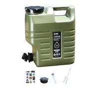 APLVFFZH Camping Agua Recipiente Práctico Cubo para Beber con Tapa Intercambiable Garrafa para Agua Sin Fugas Recipiente Seguro para Manejar, 30x16x35cm 12L