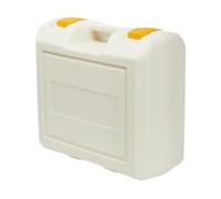 APLVFFZH Camping Furnace Case Maletín para Hornillo Acampada Transportable Caja de Almacenamiento para Vajilla Y Cubiertos Fabricación PP Duradera Adecuado Par, Blanco