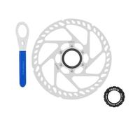 APLVFFZH Center Lock Disco de Freno Rotor para Bicicleta Repuesto Profesional Accesorios de Instalación Material Resistente Acero Inoxidable Aleación de, Diámetro 180 Mm