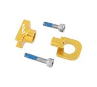 APLVFFZH Chain Tensioner con Ajustador para Cuadro de Bicicleta Regulador de Tensión de Cadena Set de Pernos Y Accesorio Compacto en Aluminio Apto para Ciclism, Dorado
