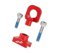 APLVFFZH Chain Tensioner con Ajustador para Cuadro de Bicicleta Regulador de Tensión de Cadena Set de Pernos Y Accesorio Compacto en Aluminio Apto para Ciclism, Rojo