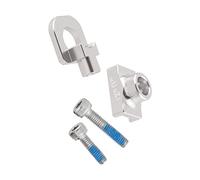 APLVFFZH Chain Tensioner con Ajustador para Cuadro de Bicicleta Regulador de Tensión de Cadena Set de Pernos Y Accesorio Compacto en Aluminio Apto para Ciclism, Argén