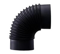 APLVFFZH Codo Tubo Estufa Elbow Chimenea Adaptador Ventilación Acero Inoxidable Anticorrosión Instalación Fácil para Restaurante Hotel Camping RV Coc, Identificación 15.3