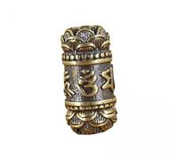 APLVFFZH Colgante de Sutra de Buda de Latón, Accesorios de para Pulsera, Estatua de Buda Paracord Artesanal, Caja de Decoración Dorada, Conector de, multicolor, 4 piezas