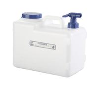 APLVFFZH Contenedor de Agua para Camping con Asa Ergonómica Tanque Portátil de Polietileno Seguro Dispensador para Bebidas Tapón Atornillable Adecuad, 15L