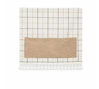 APLVFFZH Cubierta para Lavadora y Refrigerador, Protector Tela con Bolsillos, para coración , Café , 65*170cm
