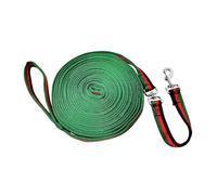 APLVFFZH Cuerda para Caballo Cuerda de Adiestramiento Cuerda de Guía Cuerda de Correa Hecha en Poliéster Suave Y Resistente Adecuada para Ejercicios de Control, Verde Rojo Negro