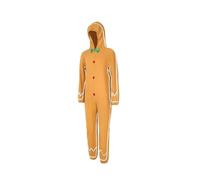 APLVFFZH Disfraz de Hombre de Jengibre para Adultos, Disfraz de Navidad para Fiesta, Juego de rol, Accesorio fotográfico, L
