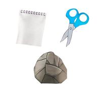 APLVFFZH Disfraz de Piedra, Papel O Tijera para Halloween, Novedoso Traje de Cosplay para Cumpleaños