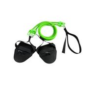 APLVFFZH Entrenador de Brazos para Natación Equipo de Resistencia para Natación Banda Elástica de Ejercicio de Brazo Paleta de Mano con Cordón Fabricado en TPE, Verde
