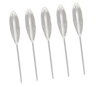 APLVFFZH Flotador de Pesca de 5 Uds., Corcho de Pesca, para Pescar en Agua Salada, Pesca en Agua Dulce, Aparejos de Carpa, Bobbers Acrílicos, Flota, 5g