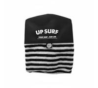 APLVFFZH Funda para Tabla de Surf Calcetín Protector Cubierta Elástica Tejido Reforzado Poliéster con Punta Acolchada Adecuada para Surf Traslado Guardar Tablas, Negro+Blanco, 8.0