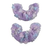 APLVFFZH Fundas para Patines de Hielo Cubre Protector de Guardias Deportivas para Adultos Jóvenes Material Absorbente Acrílico Aptas para Hockey, PÚrpura