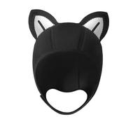 APLVFFZH Gorro de Buceo de Neopreno Capucha de Esnórquel Sombrero Acuático Térmico Gorro para Inviernos Fríos con Correa Incluida Adecuado para Buceo Kayak ADU, Línea Negra en La Oreja