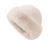 APLVFFZH Gorro de Invierno para Mujer, Gorro Ruso para Deportes de Nieve, Color Camello, Universal