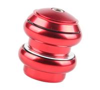APLVFFZH Juego de Bicicleta Auricular Sin Rosca Reemplazo de Rodamiento Sellado Delantera Externa Cubierta de Aluminio Duradera Adecuado para Deportes Al, Rojo