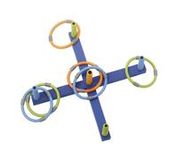APLVFFZH Juego de Lanzamiento de Aros Kit Sensorial para Niños con Base y Columnas de Material EVA NBR Fomenta Educación Motriz y Diversión Adecuado para