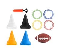 APLVFFZH Juego Deportivo Conos para Lanzar Aro, Juguete Interactivo para Padres E Hijos, Juegos de Lanzamiento para Niños Y Niñas, Juego para Actividades Diver, Rugby