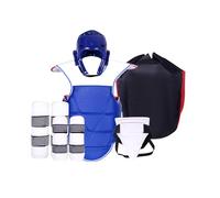 APLVFFZH Karate Sparring Gear Protección Boxeo Accesorios Taekwondo Material EVA PU Acolchado Grueso con Bolsa Adecuado para Deportes, M y Hombre