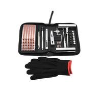 APLVFFZH Kit de Reparación de Neumáticos, Juego de Herramientas de Parche de Pinchazo de Neumático Plano Portátil, Kit de Parche de Neumático Profesional, Juego de 62 Piezas.