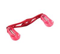 APLVFFZH Manivela para Carrete de Pesca Mango Doble Balancín Accesorio de Cebo Herramienta Ergonómica Fabricada en Acrílico Y Aleación de Aluminio Adecuada Par, Mano Izquierda