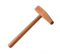 APLVFFZH Martillo para Metalurgia Martillo de Trabajo Fino Herramienta de Golpeo para Metales Mango Natural de Madera Cabeza, Martillo De Madera De Conformación De Cabeza Redonda Con Barniz