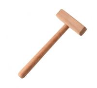 APLVFFZH Martillo para Metalurgia Martillo de Trabajo Fino Herramienta de Golpeo para Metales Mango Natural de Madera Cabeza, Martillo De Madera De Conformación Vertical Sin Barniz