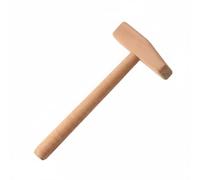 APLVFFZH Martillo para Metalurgia Martillo de Trabajo Fino Herramienta de Golpeo para Metales Mango Natural de Madera Cabeza, Martillo De Madera De Conformación Horizontal Sin Barniz