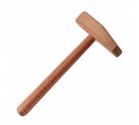 APLVFFZH Martillo para Metalurgia Martillo de Trabajo Fino Herramienta de Golpeo para Metales Mango Natural de Madera Cabeza, Martillo De Madera De Conformación Horizontal Con Barniz